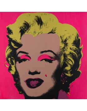 Marilyn Monroe - Blonde sur fond Fuchsia 11.31