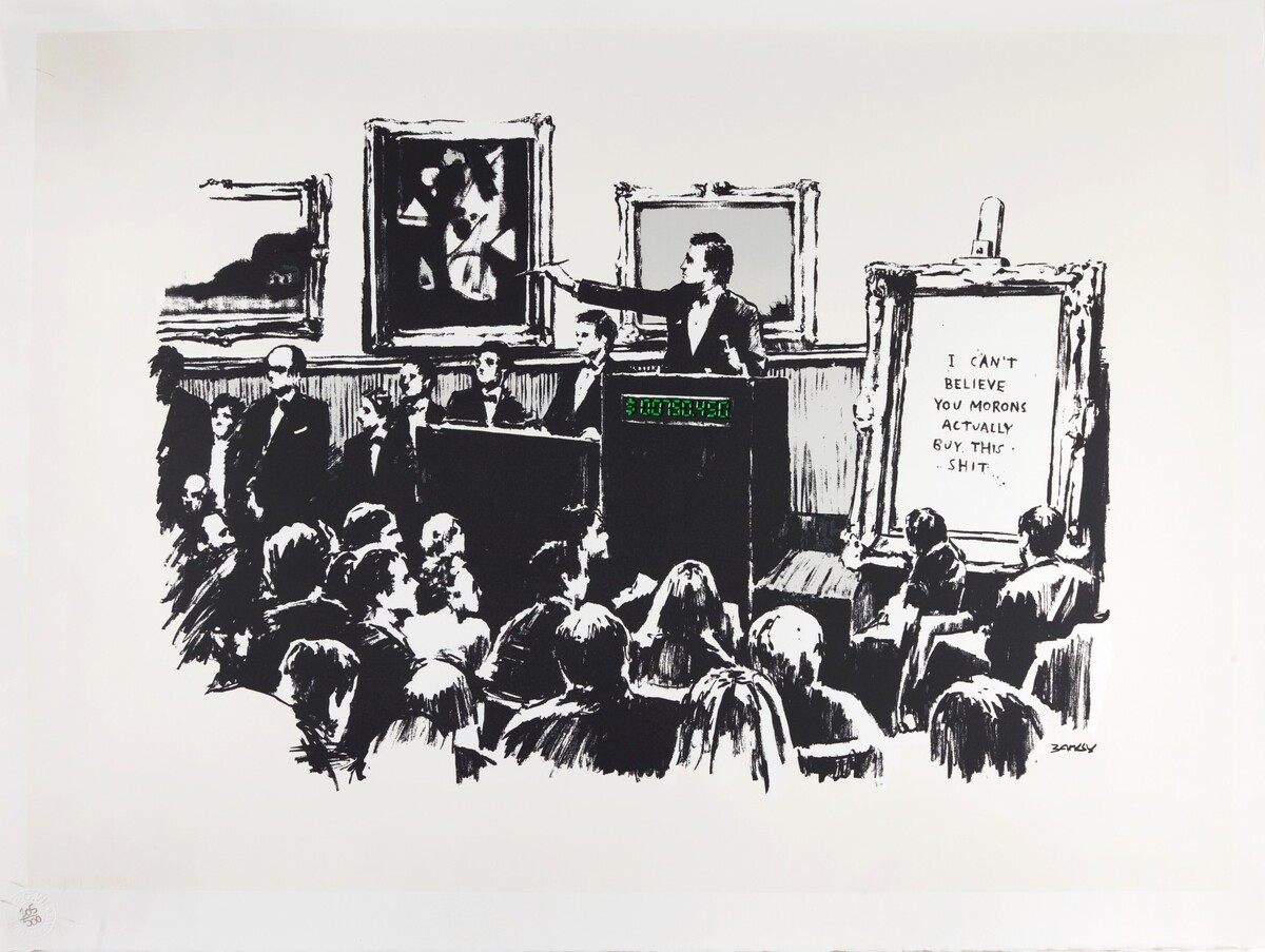 L'œuvre déchiquetée de Banksy vendue 31 millions de dollars